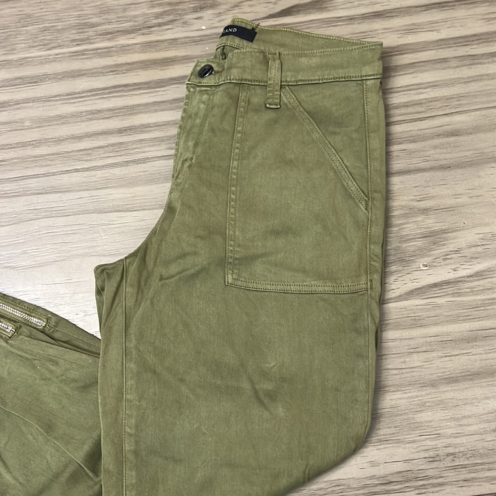 J BRAND ARKIN GREEN ZIP ANKLE UTILITY JOGGER PANTS SIZE 26 - Picture 16 of 16